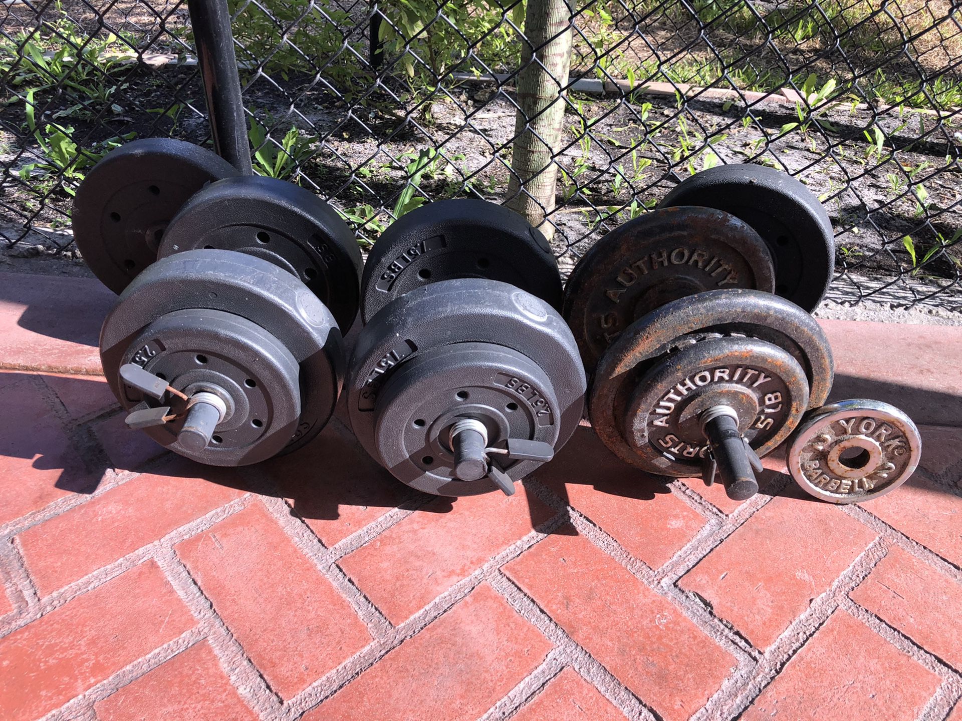 Dumbells and weights
