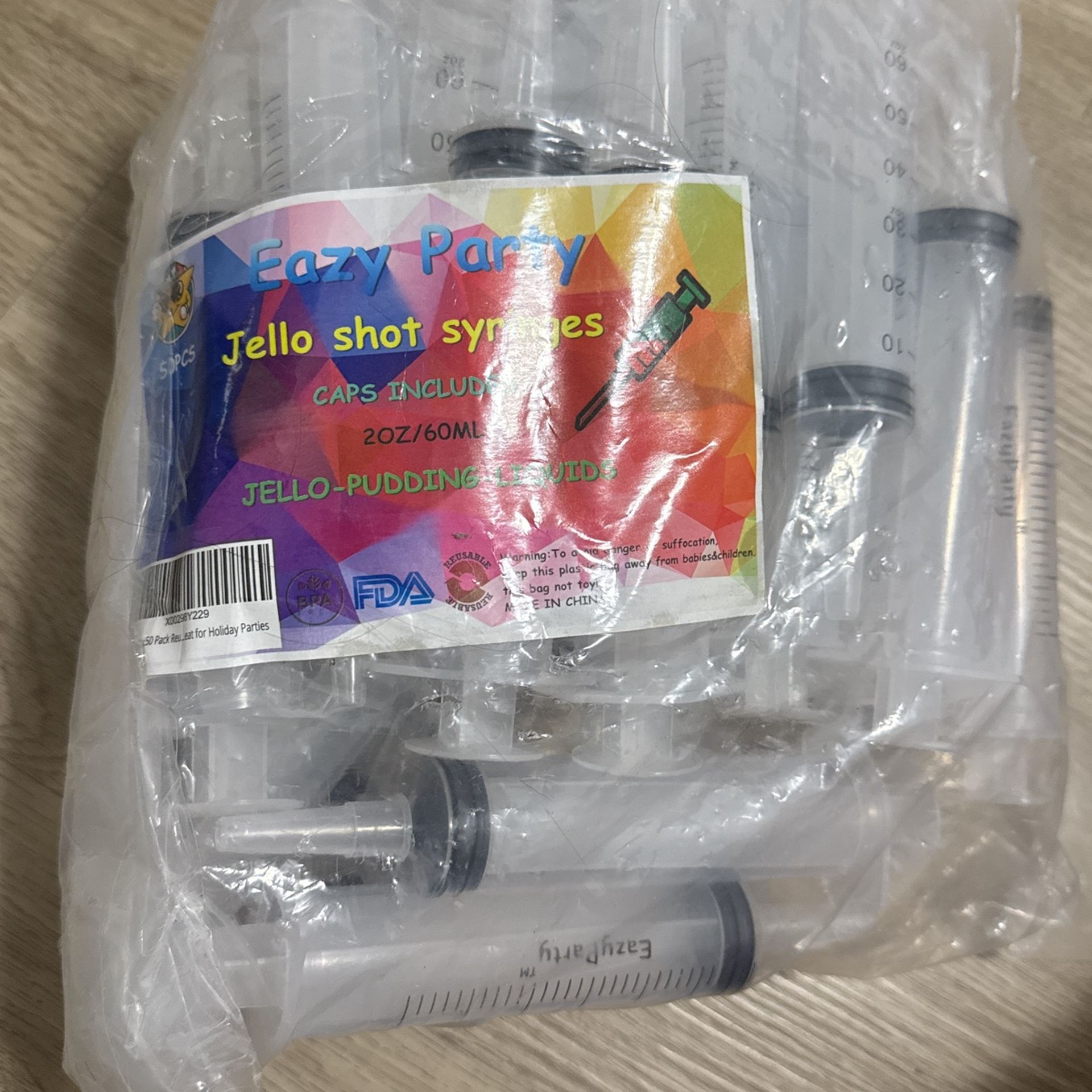 Party Jello Shot Syringes