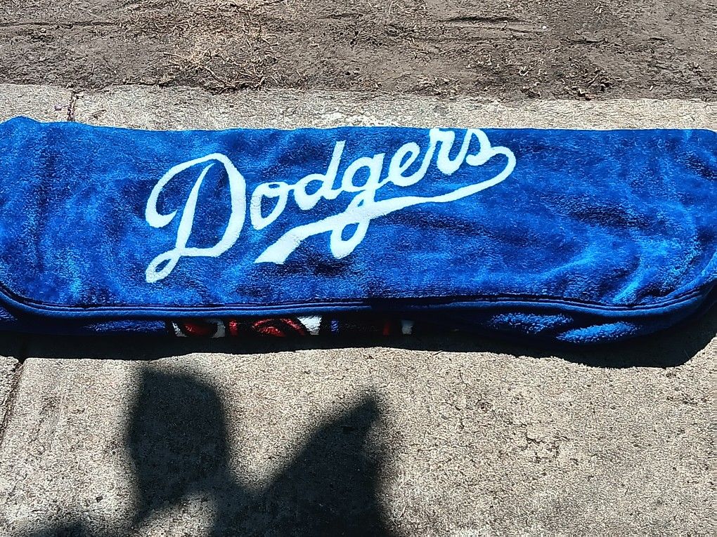 !! Fleece Blanket Dodgers 