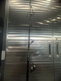 Seeker black steel fishing rod  G6455XXH-5 1/2 AR  Trolling Rod