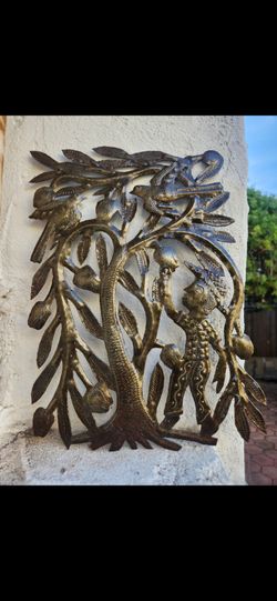 Haitian Metal Wall Art Tree of Life
