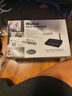 Wuloo Wireless Intercom System 2-Pack WL666