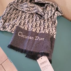 Brand New Christian Dior Scarf/Wrap with Tags 13.75"x70.75"
