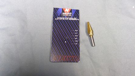 Step Drill 3/16"-1/2" inch Titanium Bit 1/16" Increments