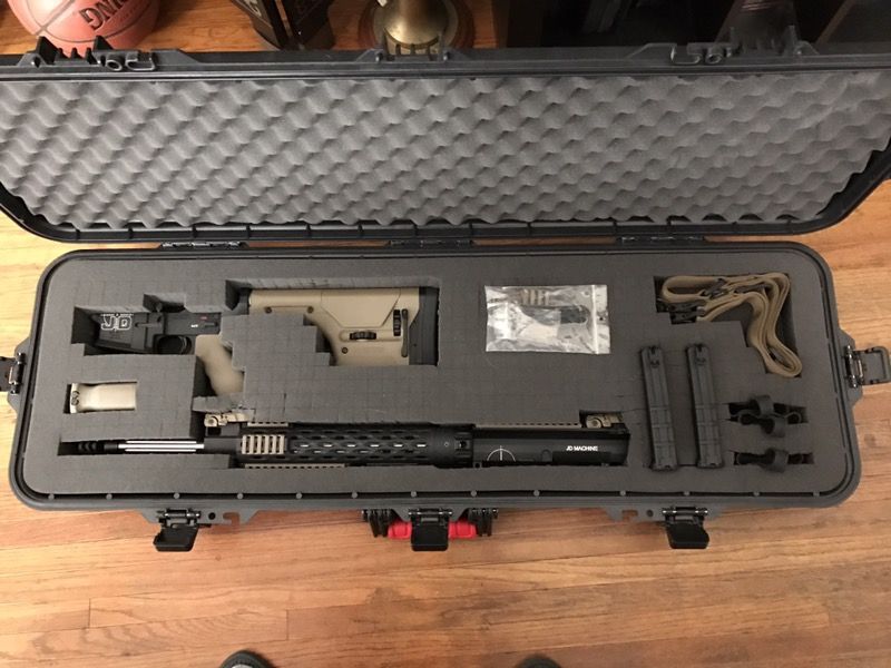 NO LONGER FOR SALE IN CALIFORNIA DUE TO NEW GUN LAW. Custom Built JD Machine .308, unfired