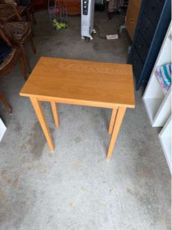 Small Light Wood Side Table