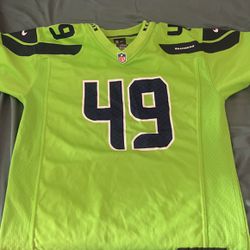 Griffin Seahawks lime jersey
