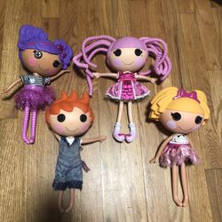 LALALOOPSY DOLLS ALL 4 $40