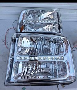 05-07 Ford F250 F350 F450 F550 LED
Headlights Luces Micas Calaveras Faros Faroles Focos Headlamps
