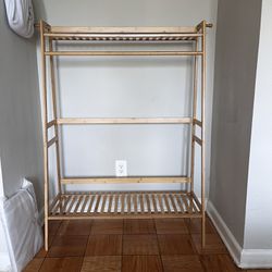 Bamboo Clothing Rack/ Plant Stand 