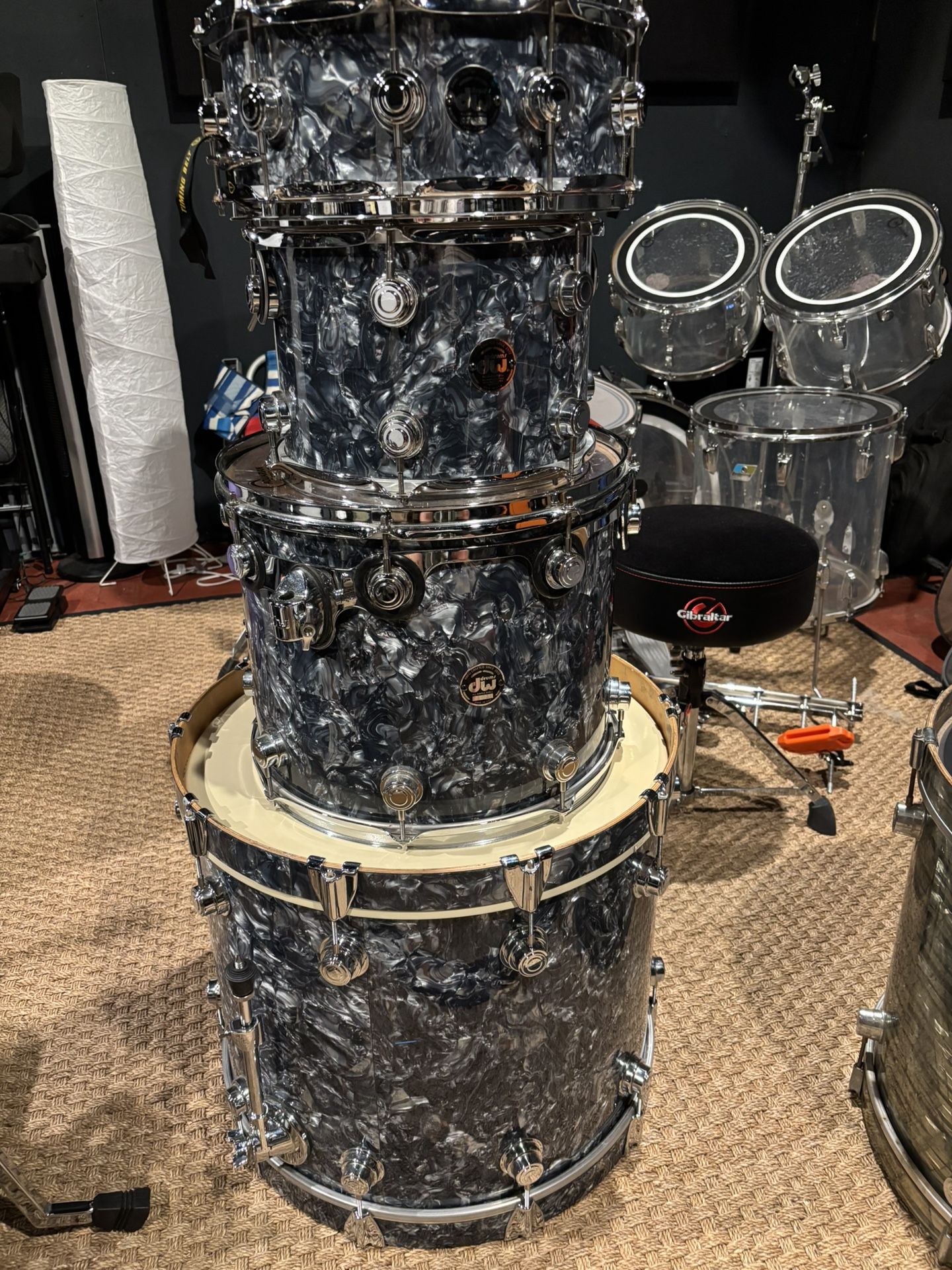 Dw Collectors 4 Piece Includes Mounting Hardware And Matching Snare