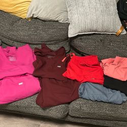 Assortment Of Fig Scrubs And Other Great Brands