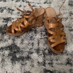 Brown Wedges Size 7
