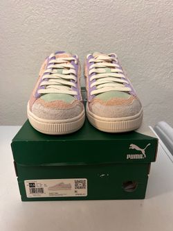 Puma Suede "TRIPPY" Island Green-Freshmint-Ivory 398656 01 Men's 11.5