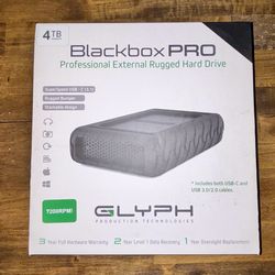 Glyph Blackbox Pro 4tb External Rugged Hard Drive NEW