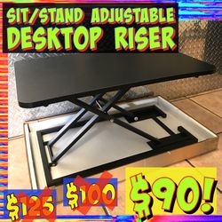 Sit to Stand Desktop Riser, Standing Desk Riser SALE!