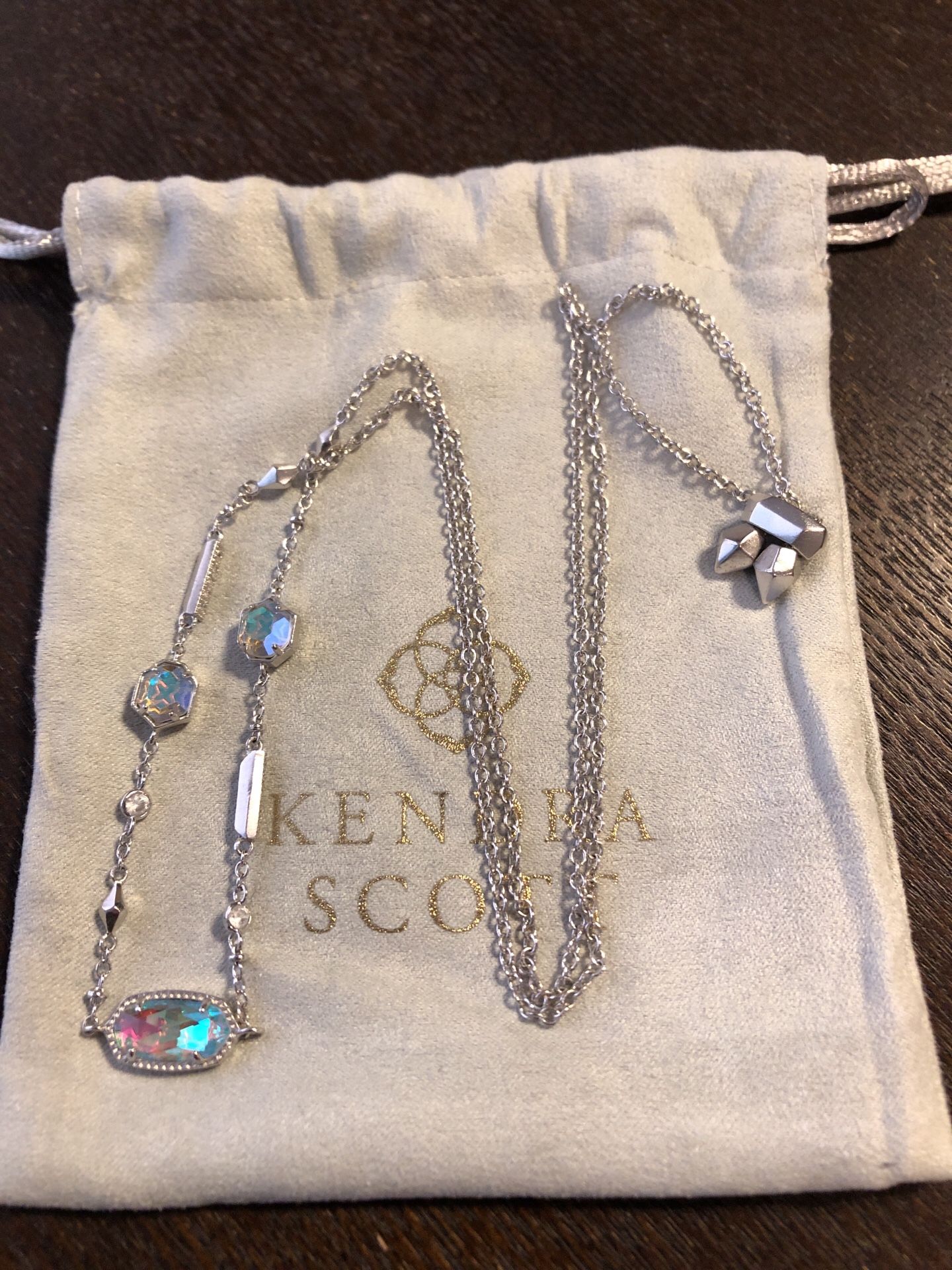 Kendra Scott Maddie Necklace with Dichroic Glass
