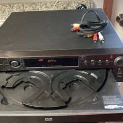 Five disc DVD player
