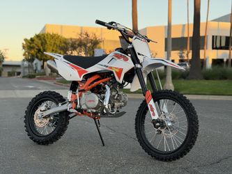 NEW 2027 Kayo TT140 EFI Pit Bike - White - Fuel Injected 4-Speed Dirt Bike