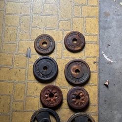 35 Lbs Total Standard 1” Weight Plates