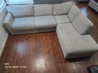 Sectional L shape sofa couch