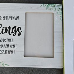 Brand new Siblings 4x6 picture frame