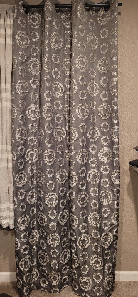 NEW Gray Blackout Curtains