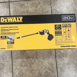 DEWALT 20V MAX 550 PSI 1.0 GPM Cold Water Cordless Battery Power Cleaner with 4 Nozzles (Tool Only)