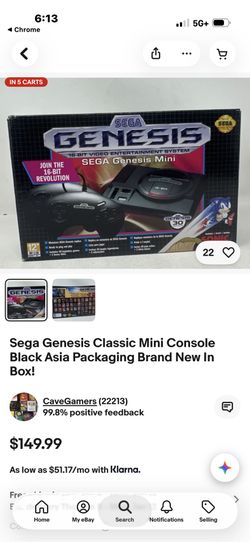 Sega Genesis Mini Excellent Condition.