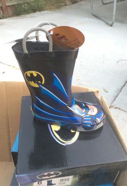 Batman rain boots