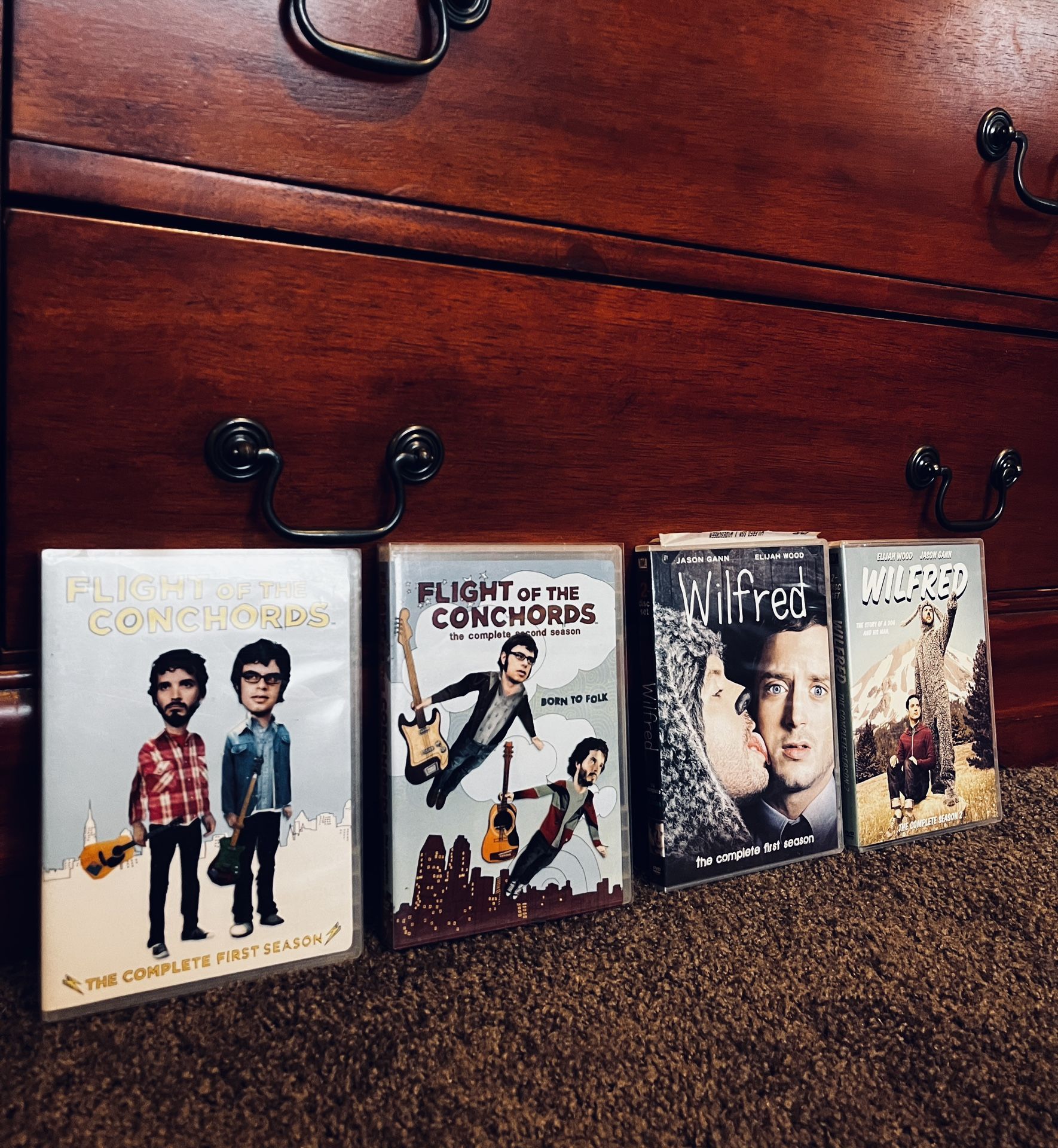 Flight Of The Conchords & Wilfred Complete Season 1 And 2 DVDs Lot