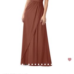 Terracotta Formal Dress Azazie 