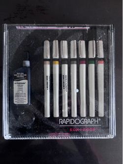 Rapidograph Set of 7 New