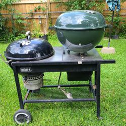 Weber SSP And Extra Green Kettle