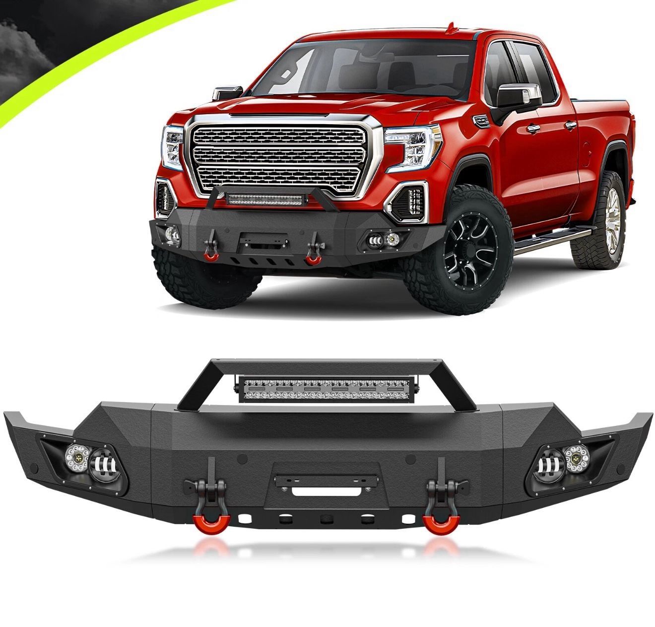 For 2019-2021 GMC Sierra 1500 & 22 GMC Sierra 1500 Limited Front Bumper
