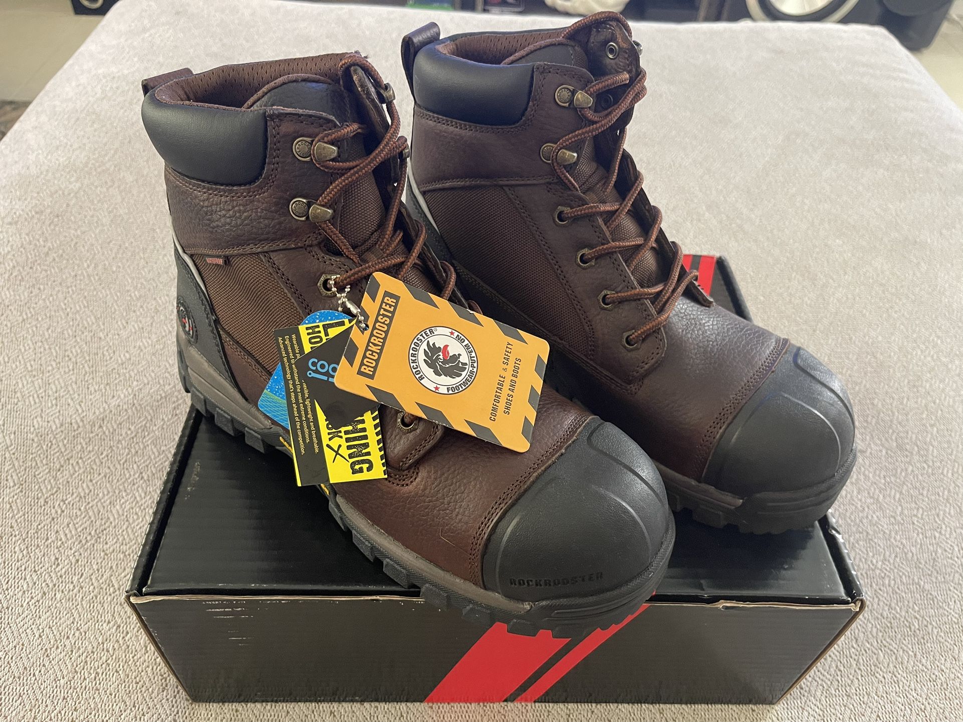 Rockrooster Steel Toed Waterproof Workboots