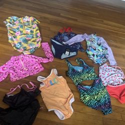 Girls Swim Suits New!