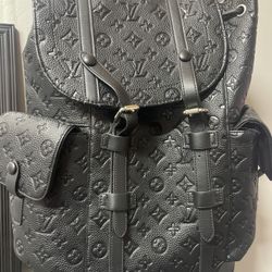 Black Louis Vuitton Backpack 