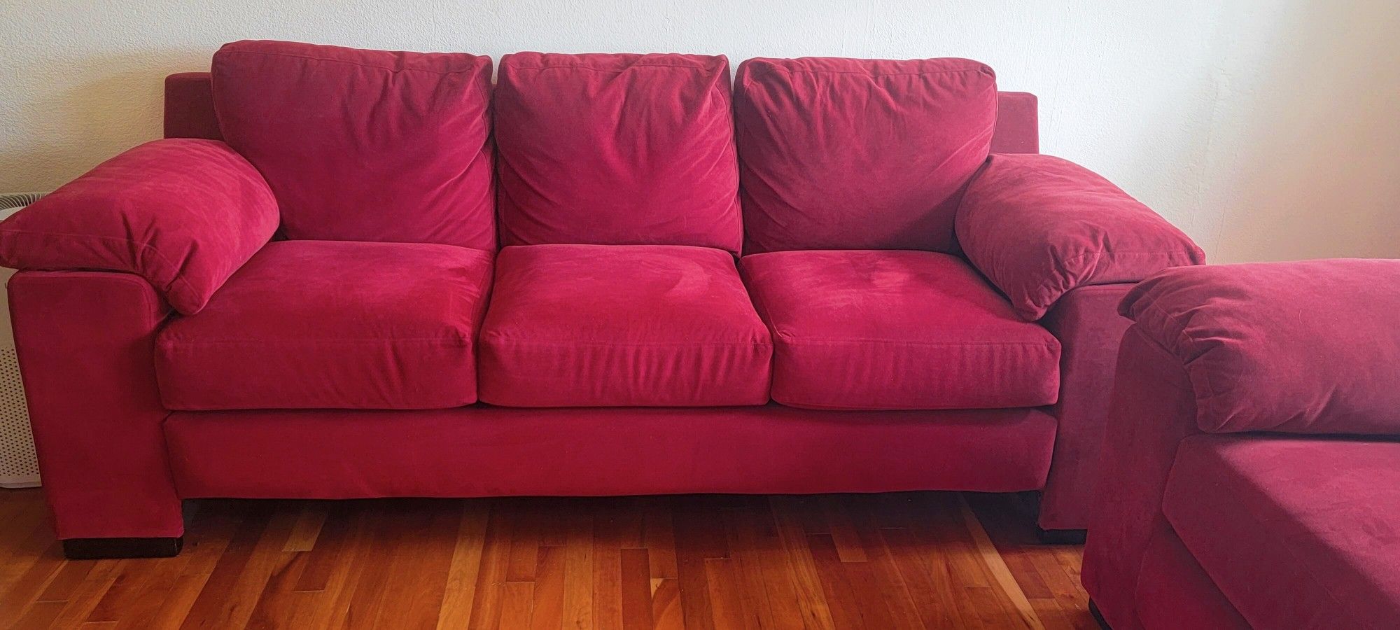 Red Sofa/loveseat set
