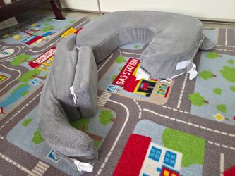 My Brest Friend - Twin Nursing Pillow in Grey
