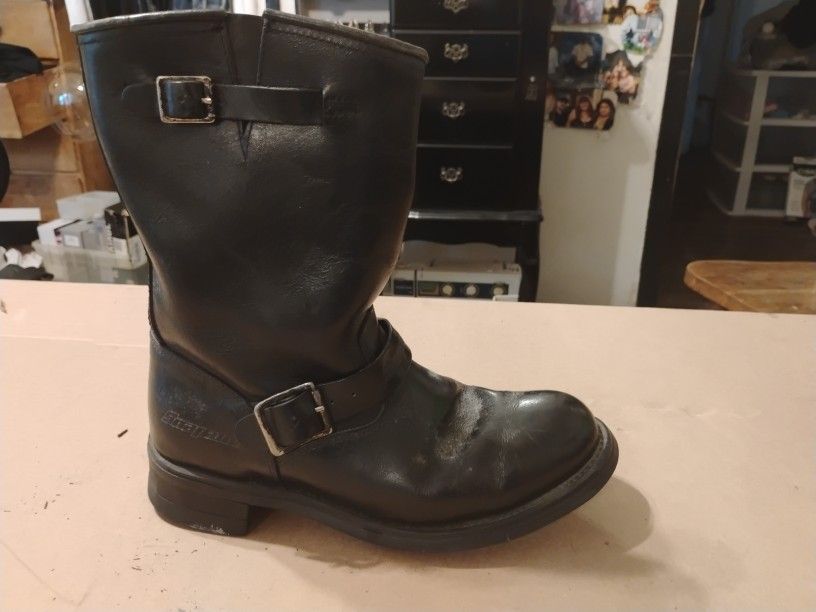 Snapon. Steel Toe Boots Leather