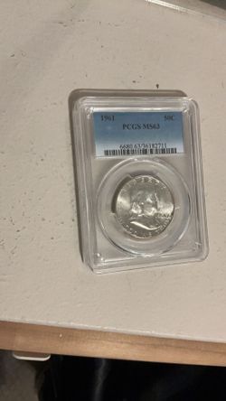 1961 Franklin 1/2 dollar