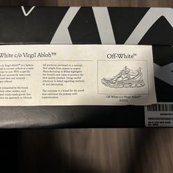 Off- white c/o Virgil Abloh Shoes 