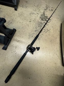 Penn salt water star drag fishing combo.