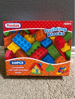 50-Piece Building Block Set