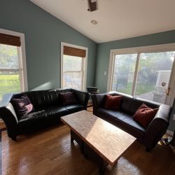 FREE Leather Couch & Loveseat plus Chaise 