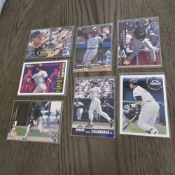 Colorado Rockies Andres Galarraga Baseball Cards Lot 