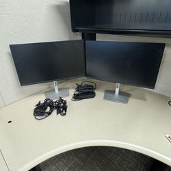 DELL 27” HD Computer Monitors And Docking Station 
