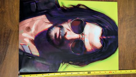 Johnny Silverhand Metallic Poster