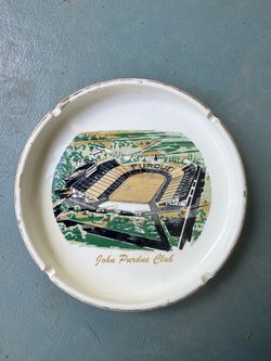 Vintage John Purdue Club Purdue Stadium Ashtray – Boilermakers Football